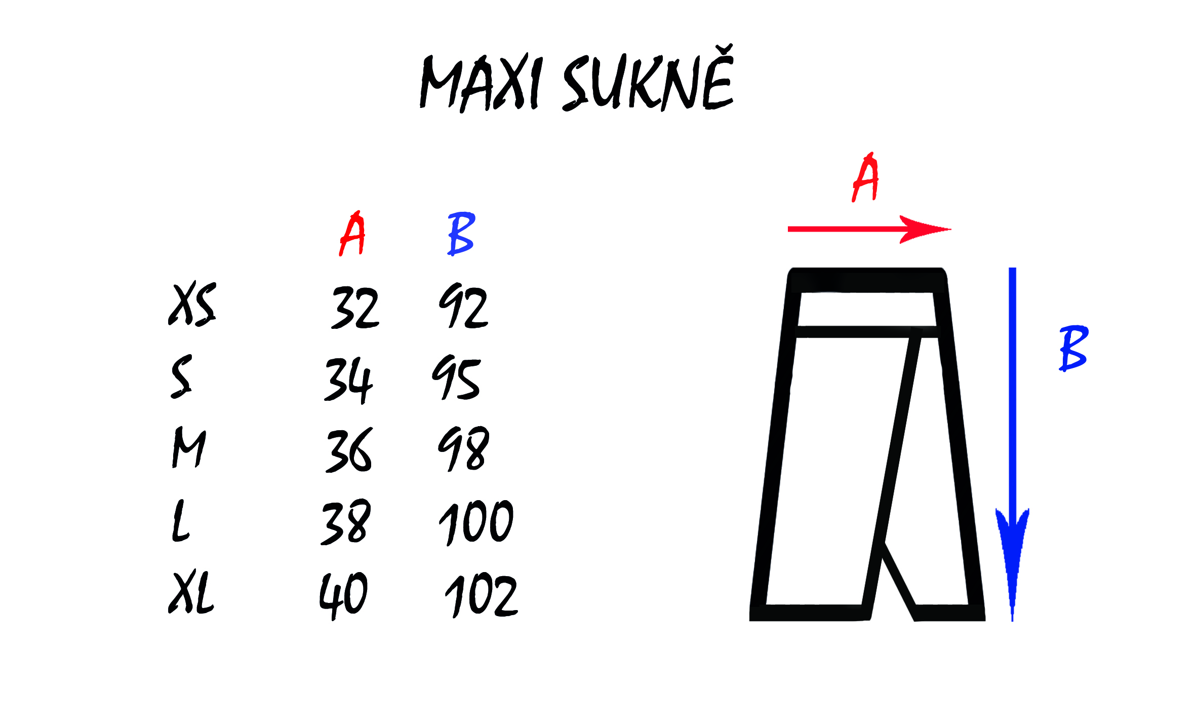 maxi sukně